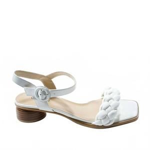 NEW VANELI women’s kalee woven nappa combo sandal in white